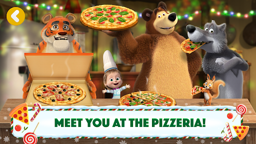 Masha and the Bear Pizza Maker screenshot