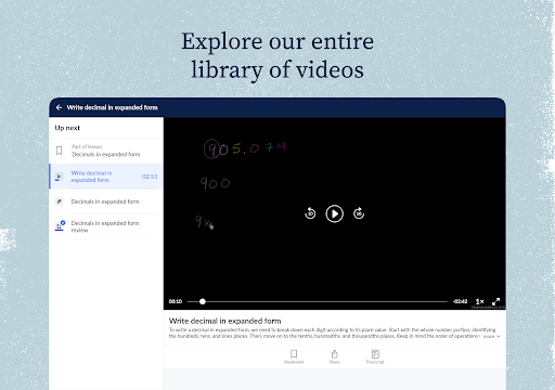 Khan Academy screenshot