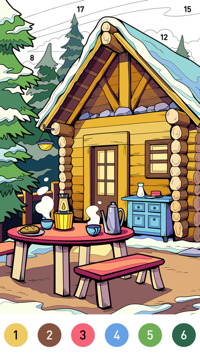 Vivid Color Paint By Number screenshot