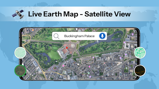 Earth Map Satellite Live View screenshot