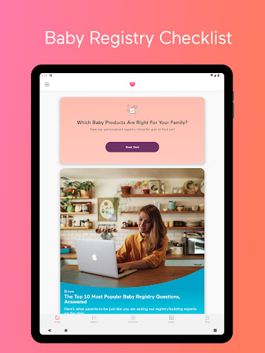 Babylist Baby Registry screenshot