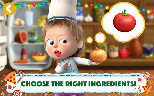 Masha and the Bear Pizza Maker screenshot