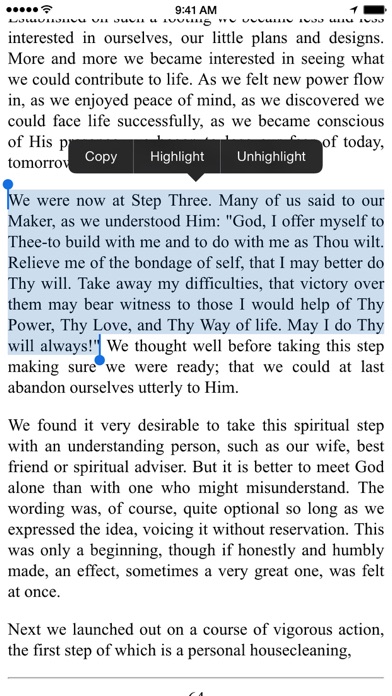 12 Steps AA Companion screenshot