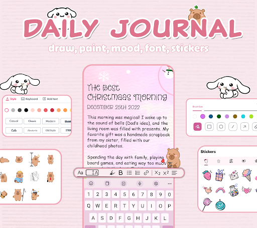 Diary with Fingerprint Lock screenshot