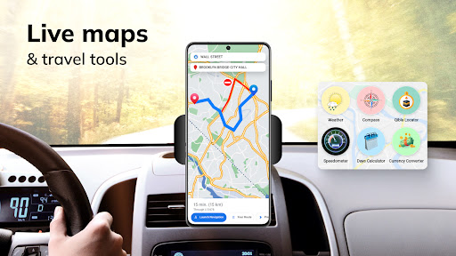 GPS Maps Voice Navigation App screenshot