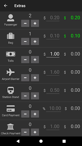 Taximeter screenshot
