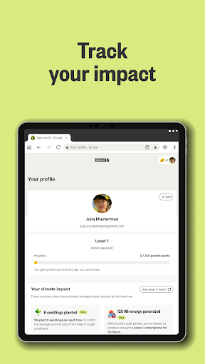 Ecosia - Safe Internet Browser screenshot