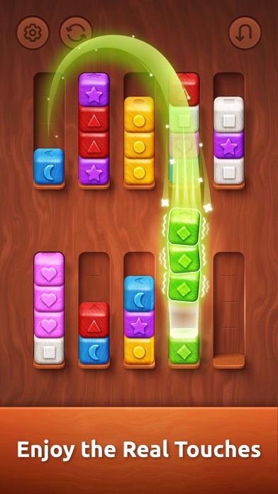 Colorwood Sort Puzzle Game screenshot
