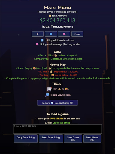 Idle Trillionaire: Money Game screenshot
