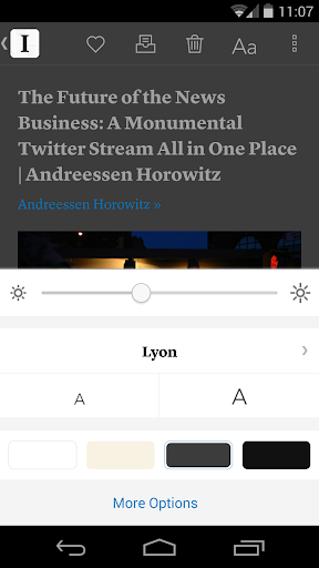 Instapaper screenshot