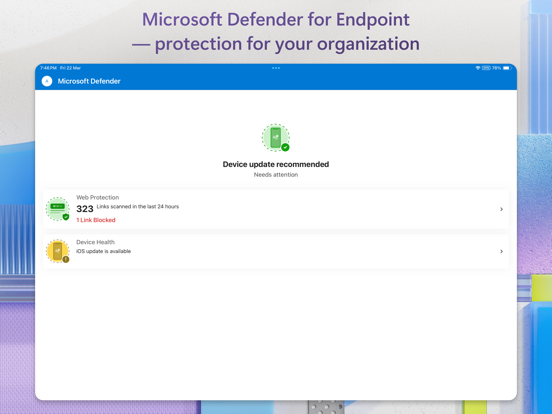 Microsoft Defender: Antivirus screenshot