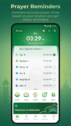 WeMuslim: Athan, Qibla&Quran screenshot