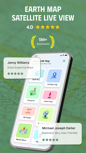 Earth Map Satellite Live View screenshot