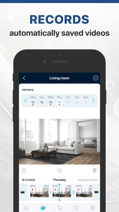 ZoomOn Home Security Camera screenshot