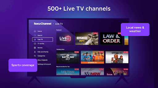 The Roku Channel screenshot