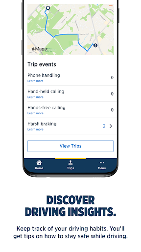 USAA DriveSafe screenshot