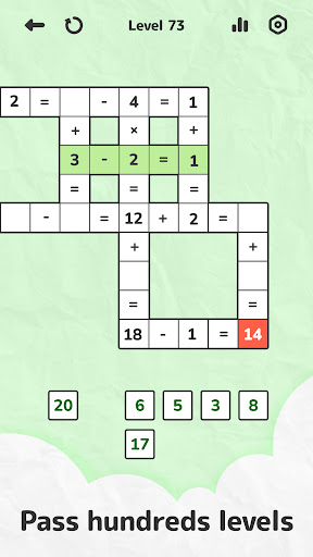 Math Crossword — Number puzzle screenshot
