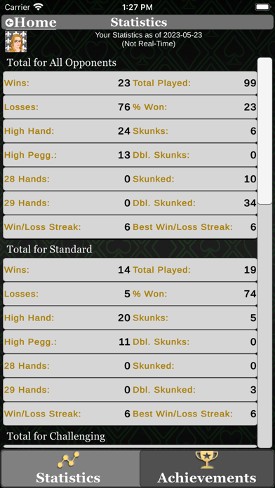 Cribbage Pro Online! screenshot