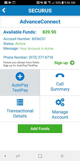 Securus Mobile screenshot