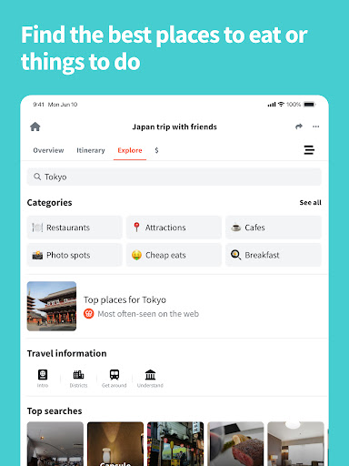 Wanderlog - Trip Planner App screenshot