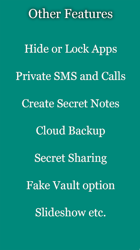 Hide Photos, Video and App Loc screenshot