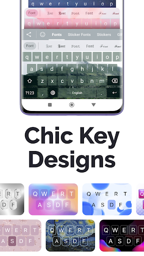 Fonts Art: Cute Keyboard Font screenshot