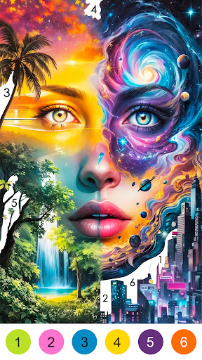 Fantasy Color-Paint By Number screenshot