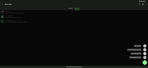 Conversations (Jabber / XMPP) screenshot
