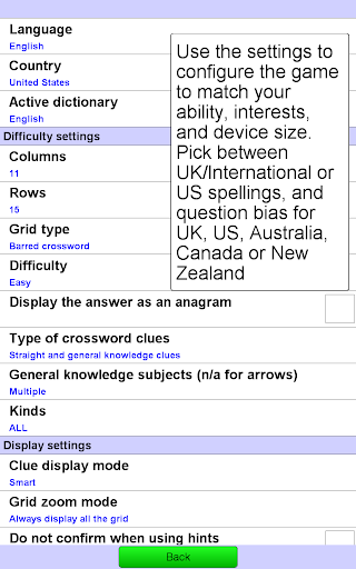 Crossword Unlimited screenshot