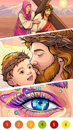 Bible Color Paint By Number screenshot