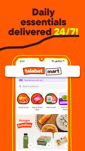 talabat: Food, grocery & more screenshot