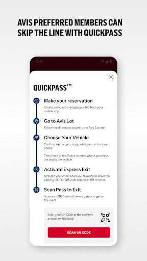 Avis Car Rental screenshot