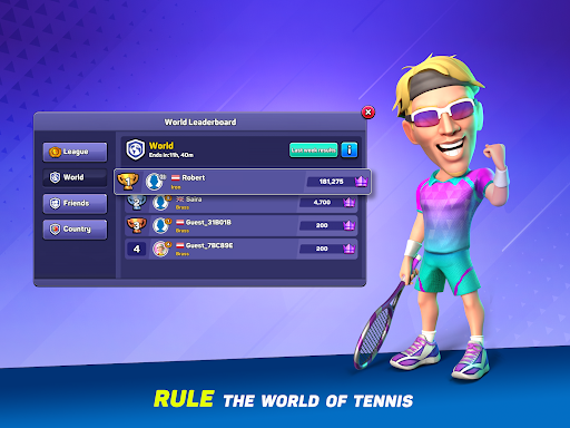 Mini Tennis: Perfect Smash screenshot