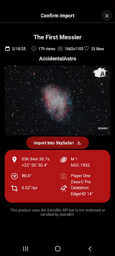 SkySafari 8 Pro screenshot