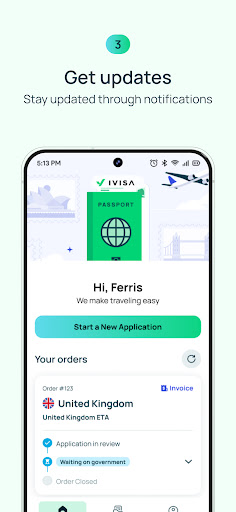 iVisa: ETA, eVisa, NZeTA, Visa screenshot