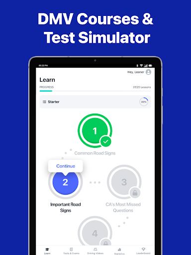 DMV Permit Practice Test 2025 screenshot
