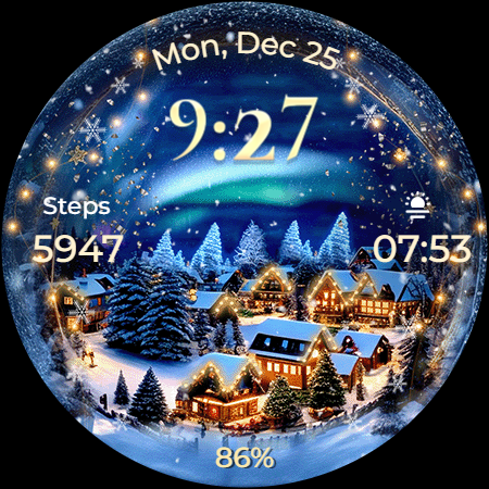 Animated North Pole Christmas screenshot