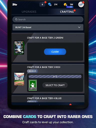 Topps® BUNT® MLB Card Trader screenshot