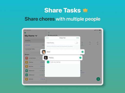 House Chores Cleaning Schedule screenshot