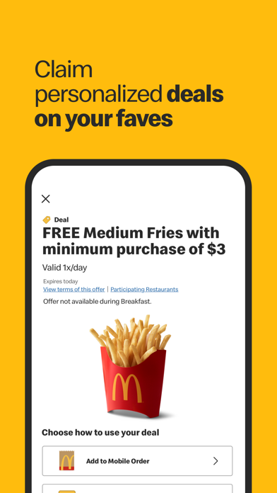 McDonald's screenshot