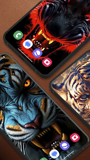 Roaring Tiger Live Wallpaper screenshot