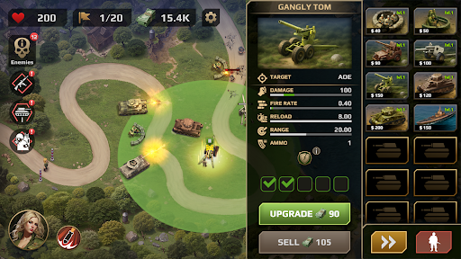 WWII Defense: RTS Army TD game screenshot