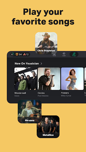 Yousician: Learn Guitar & Bass screenshot