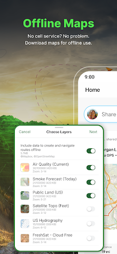 Gaia GPS: Offline Trail Maps screenshot