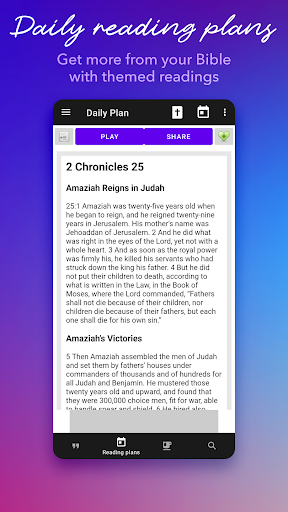 Daily Bible Study: Audio, Plan screenshot