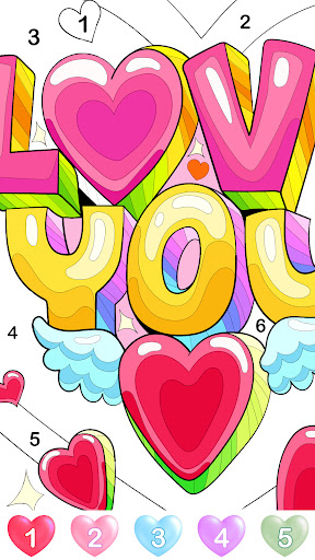 Graffiti Quote Color by number screenshot