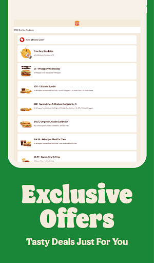 BURGER KING® App screenshot