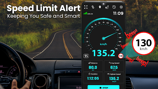 Speedometer, Odometer, HUD screenshot