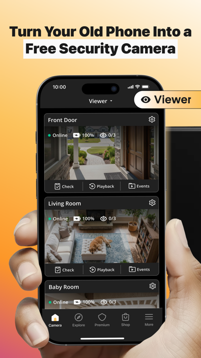 AlfredCamera Home Security app screenshot