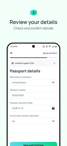 iVisa: ETA, eVisa, NZeTA, Visa screenshot